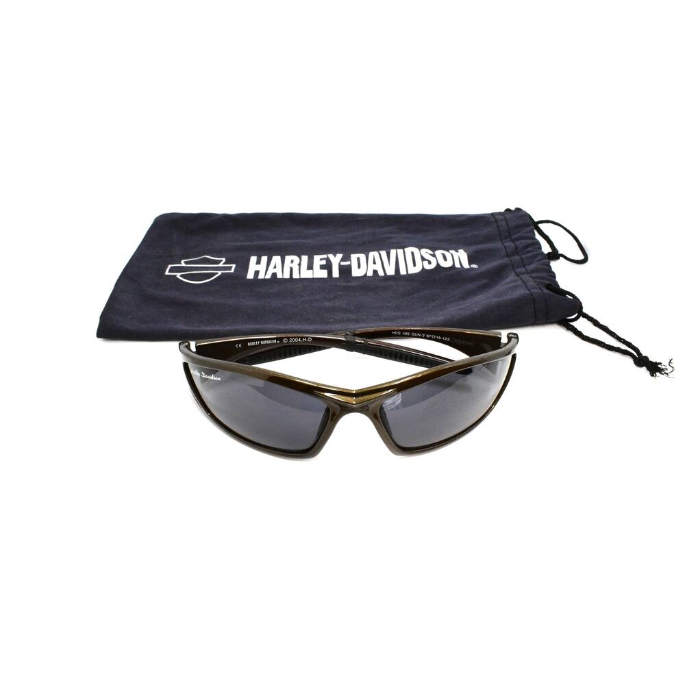 Harley Davidson HDS496 Gun-3 (2004) 67-15-123 Sunglasses-LENSES FAIR/FRAMES GOOD